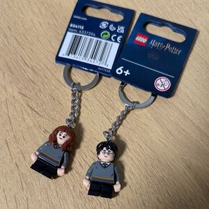 LEGO Harry Potter Keychains – Harry Potter & Hermione Granger (Set of 2)